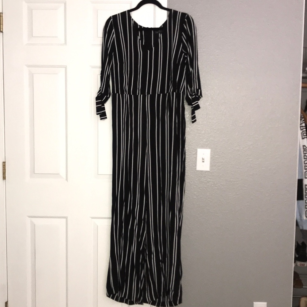 Black and White pantsuit